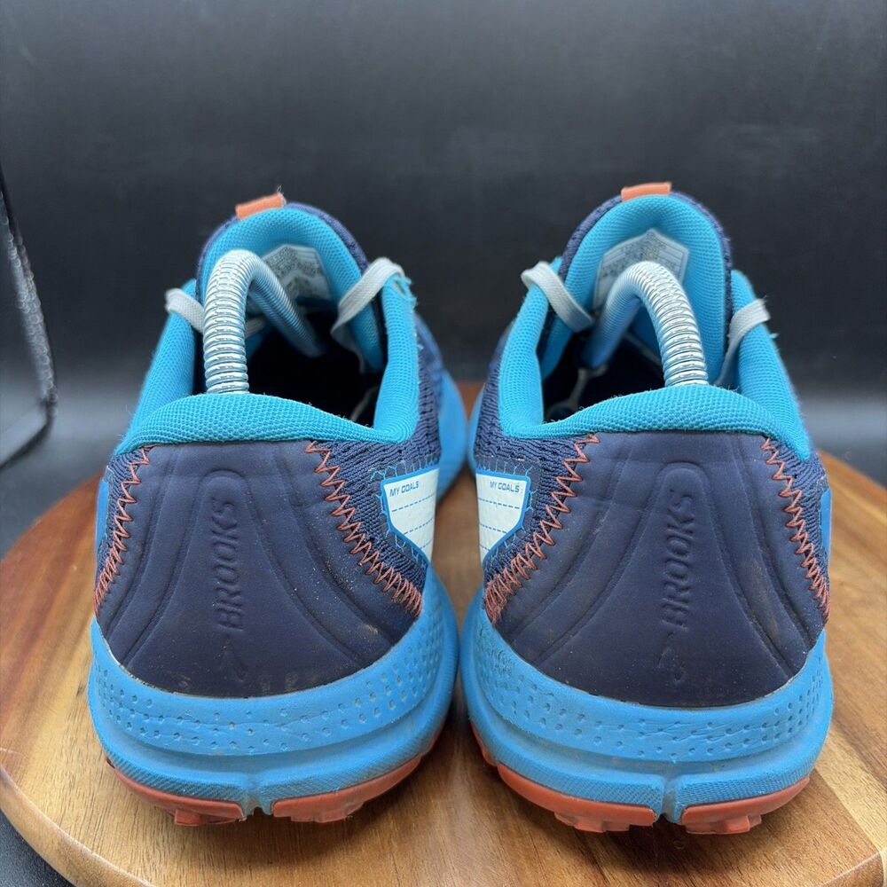 Brooks Divide 3 Mens Size 9.5 D Trail Running Shoes Blue Sneakers 1103811D490 - Picture 4 of 8